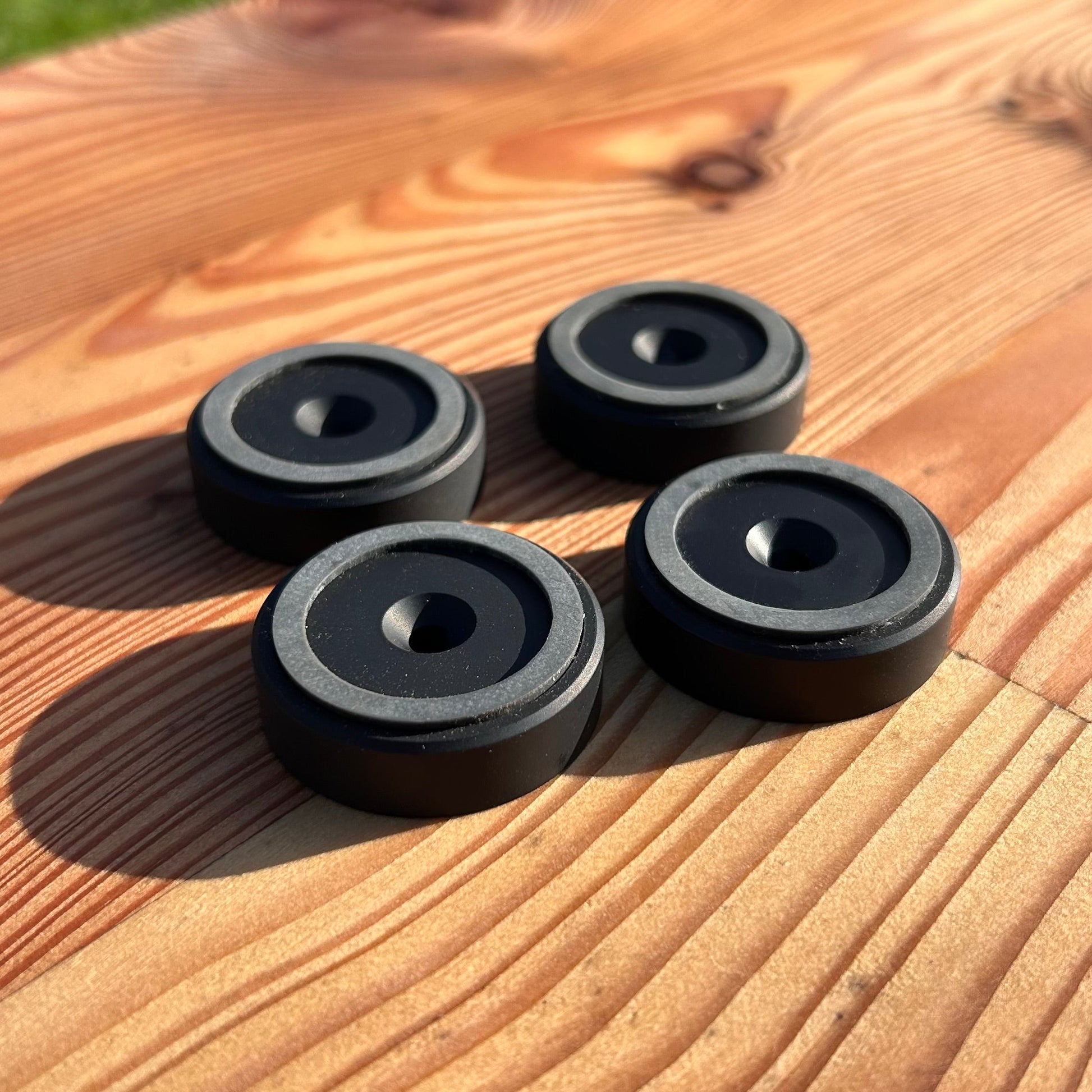 black non slip feet can be used as chopping board feet, serving board feet or jewellery box feet