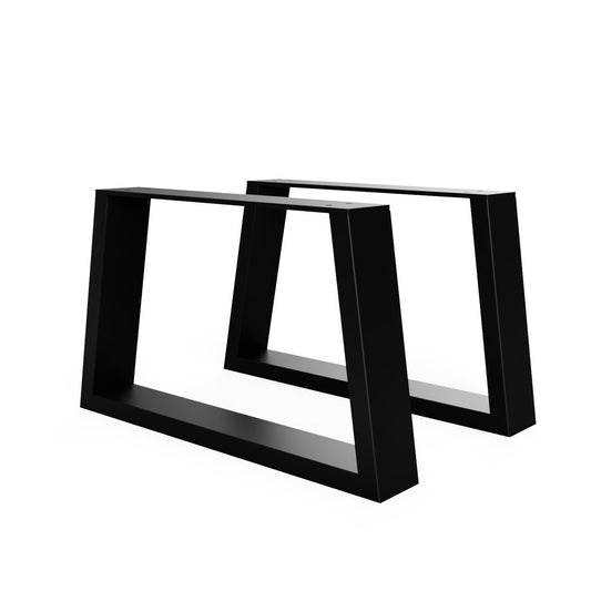 Trapezium coffee table legs.  Perfect steel coffee table legs designed and made in Dawlish, Devon.  Great Devon furniture.