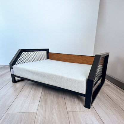 raised dog bed made in England.  All of our raised pet beds are handmade in England by us.  